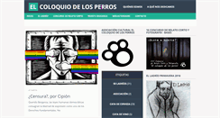 Desktop Screenshot of elcoloquiodelosperros.com